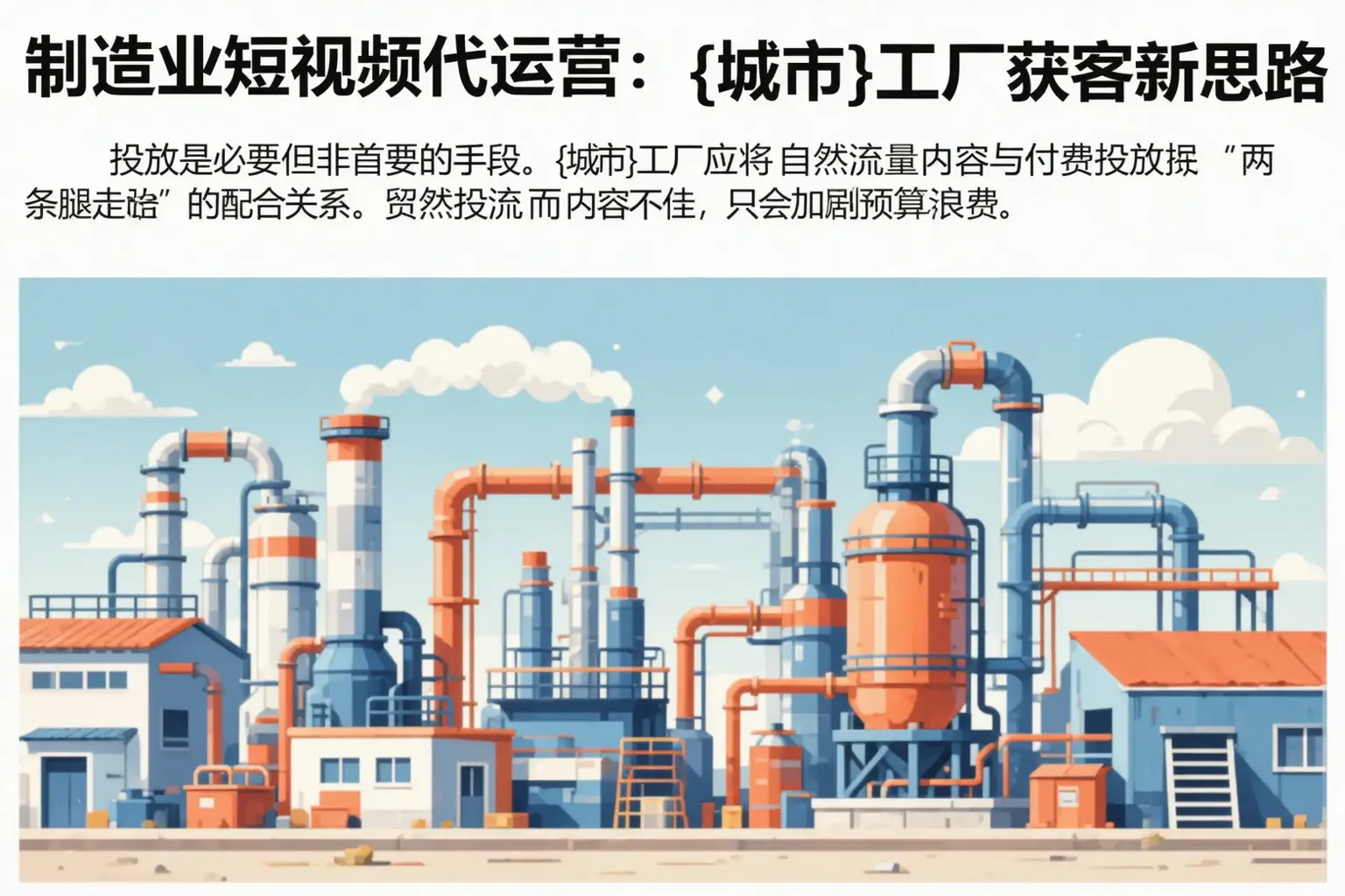 制造业短视频代运营:渝水工厂获客新思路