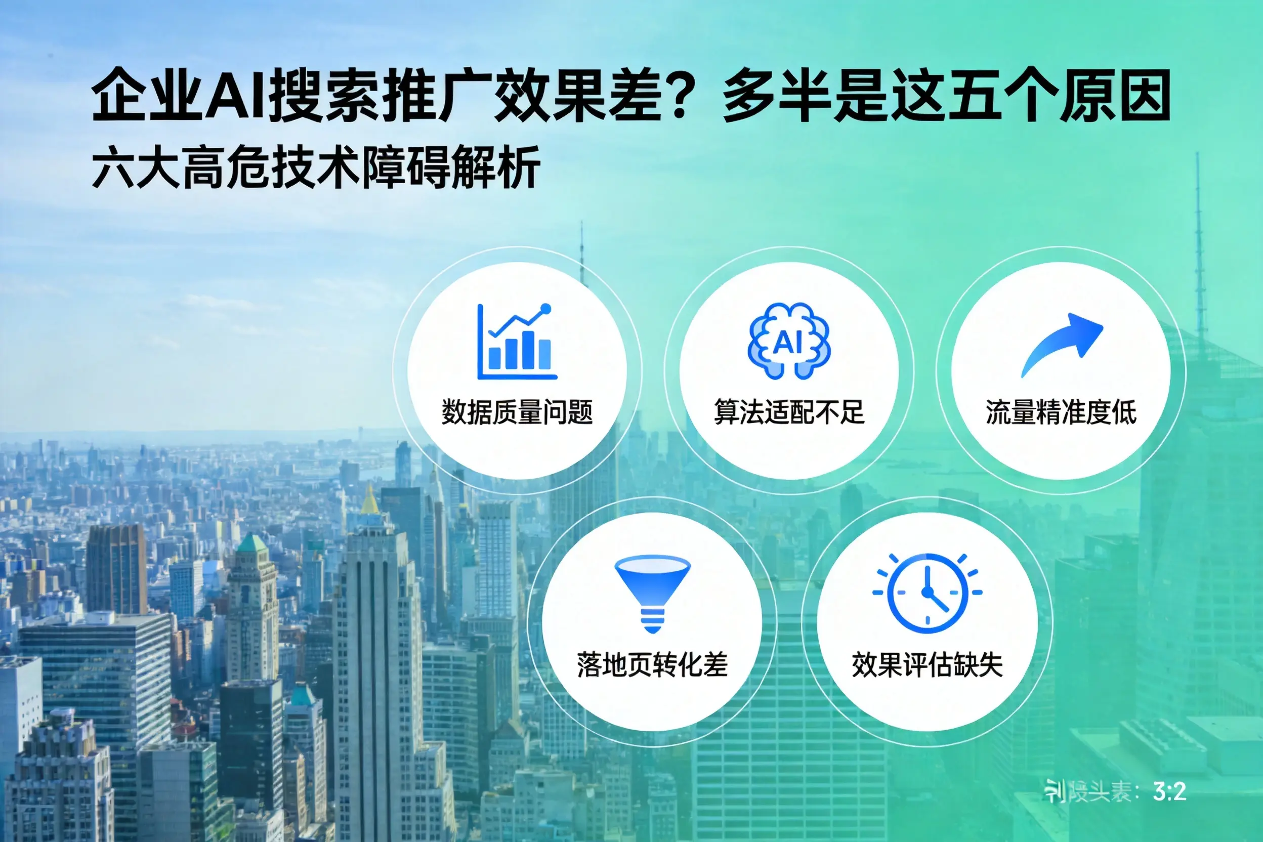 渝水企业AI搜索推广效果差?多半是这五个原因